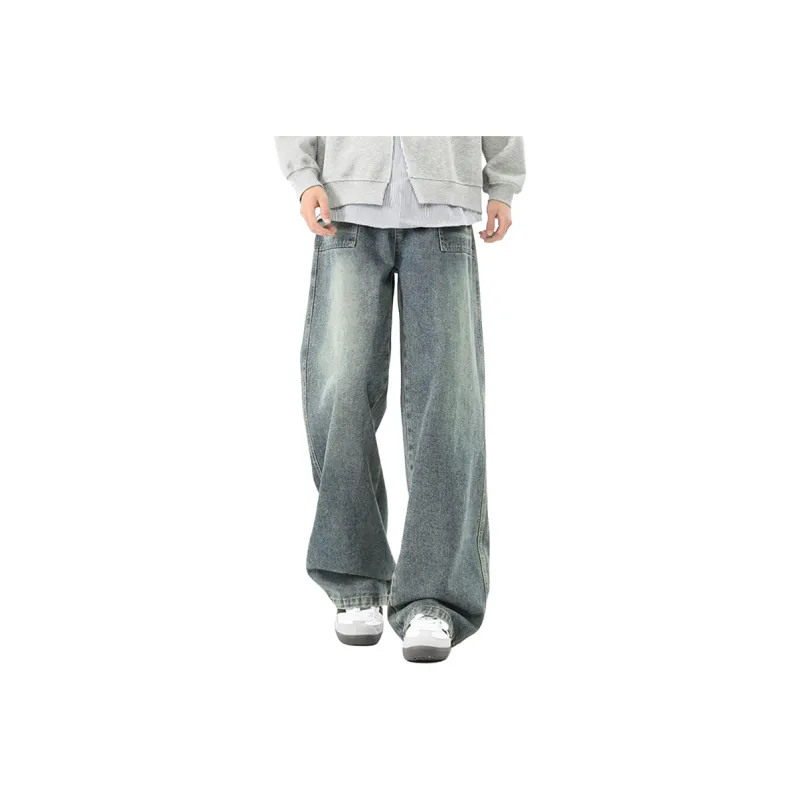 MIIRACER Jeans Unisex Washed Purple-6