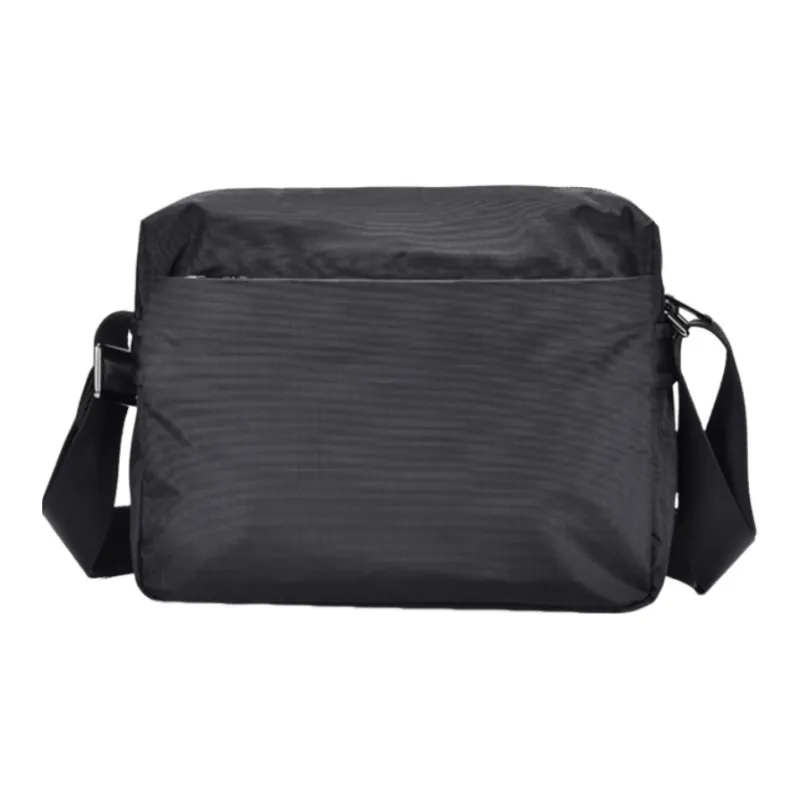 Jeep Waterproof Fabric Crossbody Bag, Shoulder Bag Regular Men's Black-1
