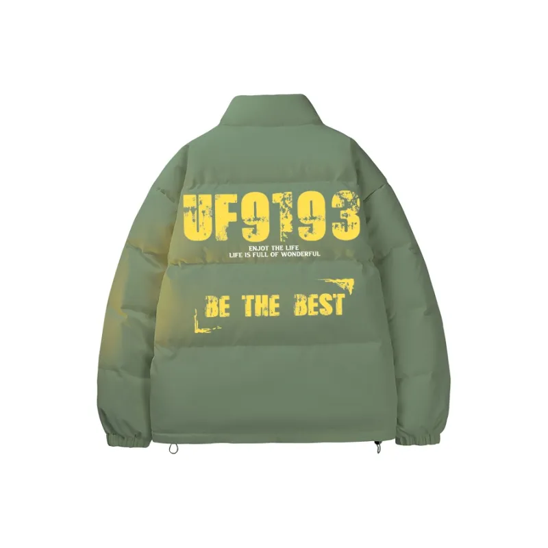 UF9193 Puffer Jacket Unisex Black-4