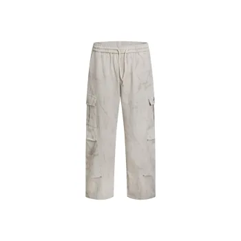404MOB GANG Cargo Pants Unisex Paris Gray