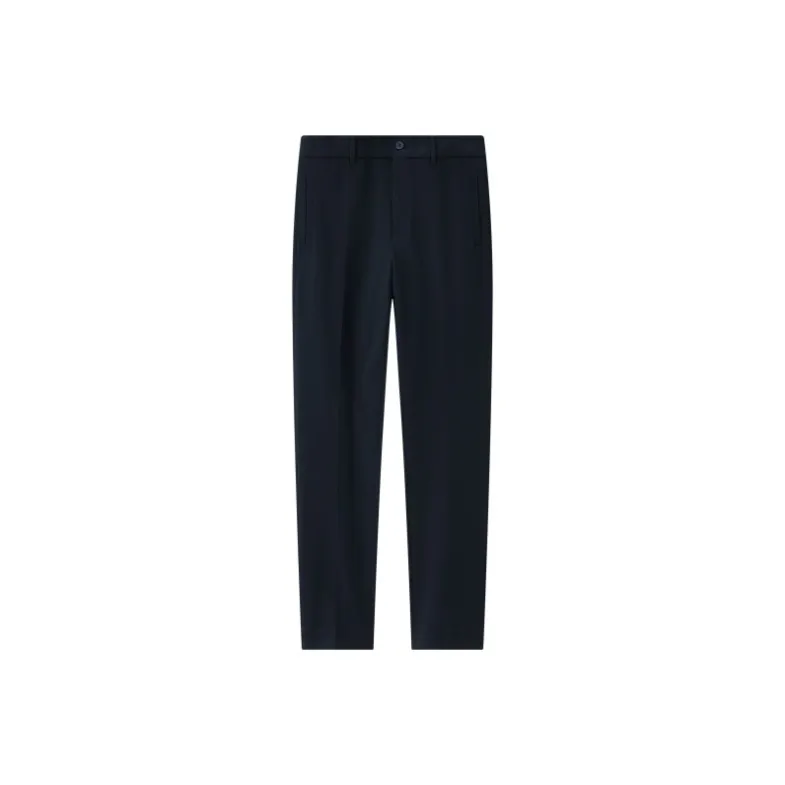 Jiumuwang Men's Pants Expert Suit Trouser Men's Navy Blue-0