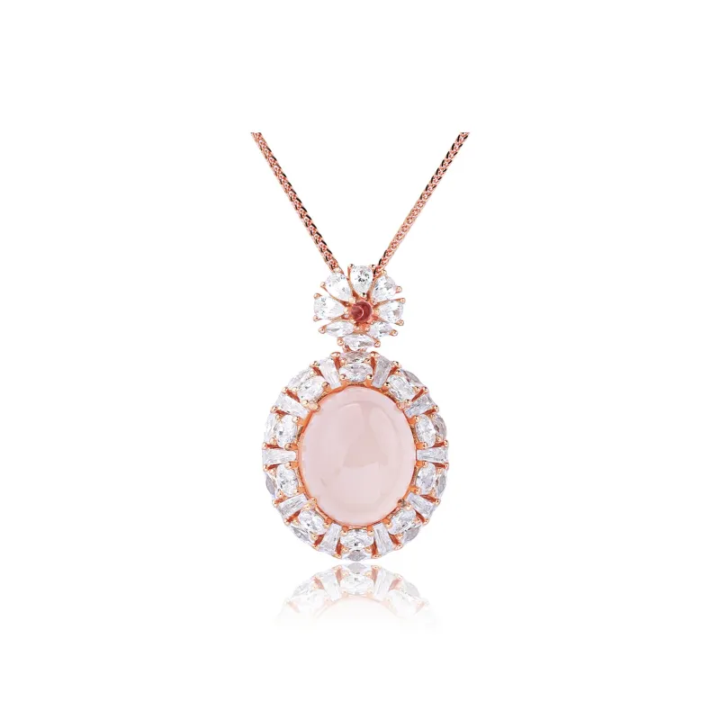 CHINA GOLD Natural Agate Necklaces Women's-0