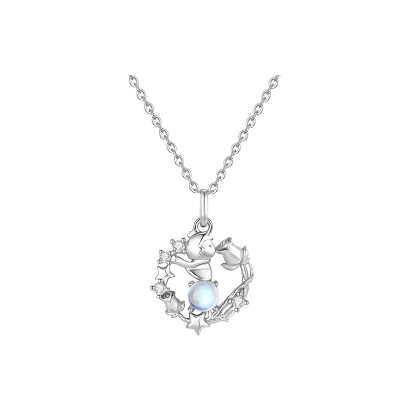 Treasure Flaws S999 Fine Silver Necklaces Women's-3