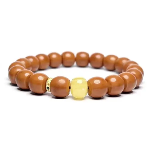 MUXIANG Monkey Head Walnut Bracelets Unisex