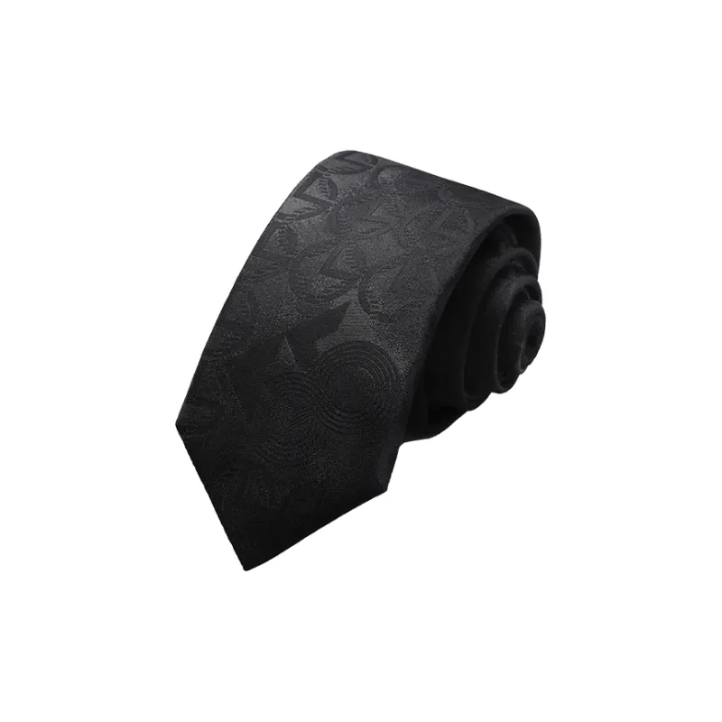 GOLDLION Mulberry Silk Ties Men's Gray Blue-6