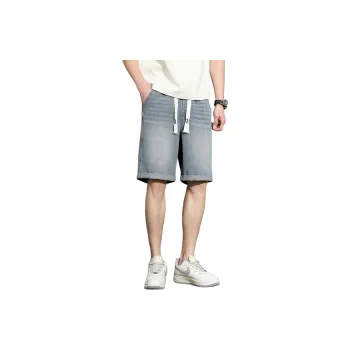 Tonlion Denim Shorts Men's Light Blue