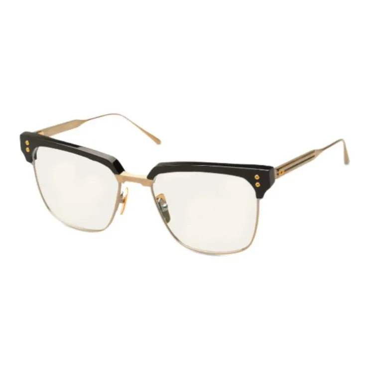 DITA Irregular Shape Eyeglass Frames Unisex Gold-1