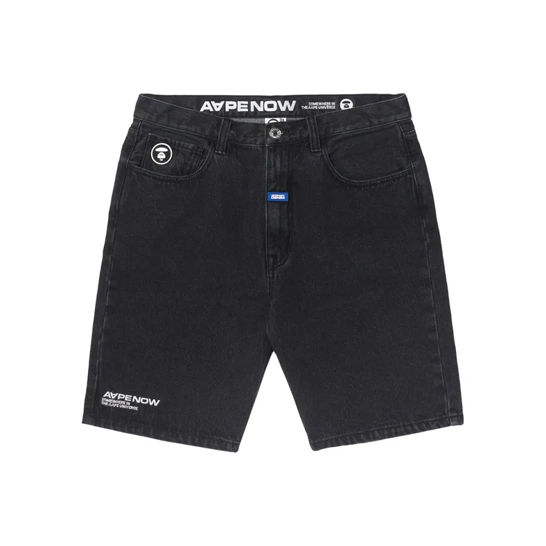 Aape Denim Shorts Men-0