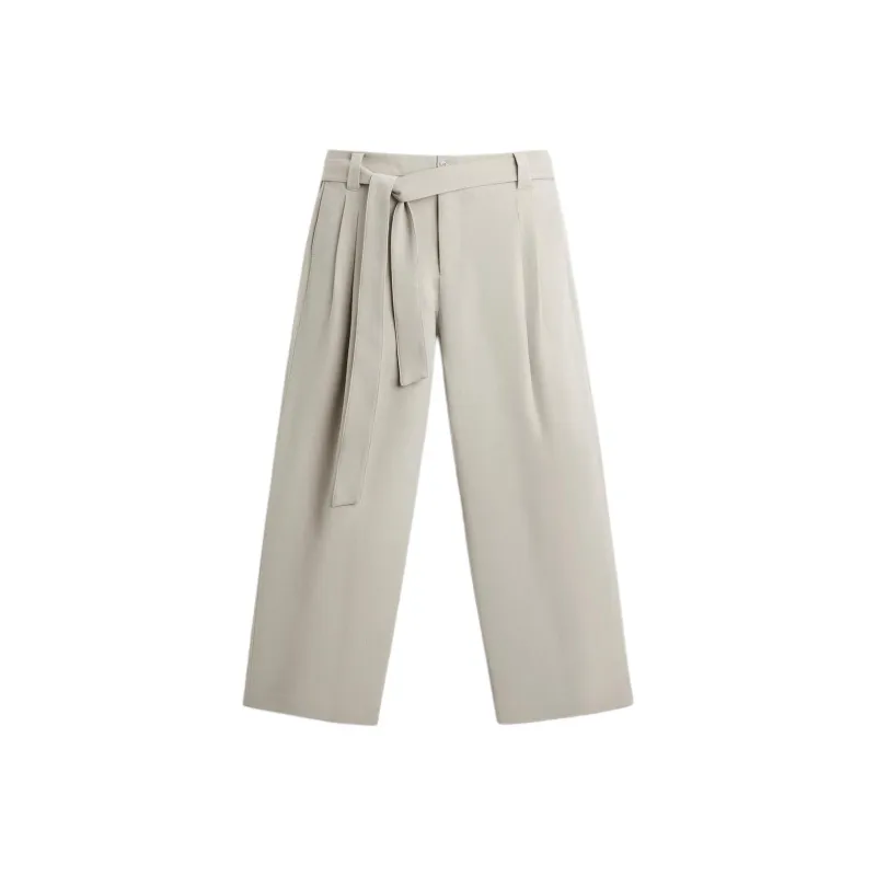 ZARA Casual Pants Men's Light Brown Yellow-0
