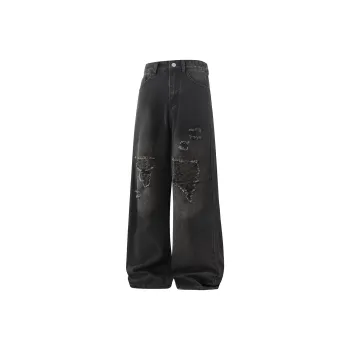Qnxeey Jeans Unisex