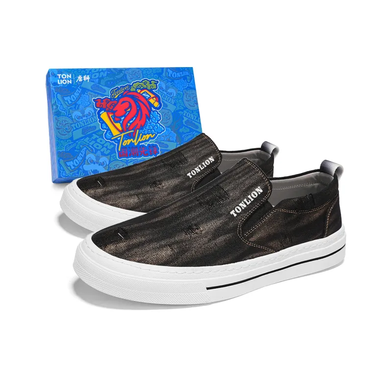 Tonlion Slip Resistant, Abrasion Resistant, Breathable, Lightweight Low Top Skateboard Shoes Men's-0