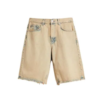 ZARA Denim Shorts Men Gold