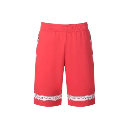 EMPORIO ARMANI EA7 Casual Shorts Men Racing Red