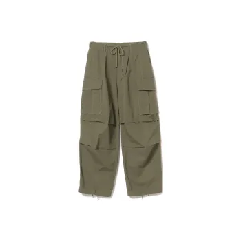 Beams Cargo Pants Men's Olive Green