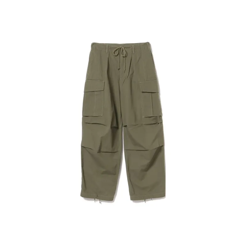 Beams Cargo Pants Men's Olive Green-0