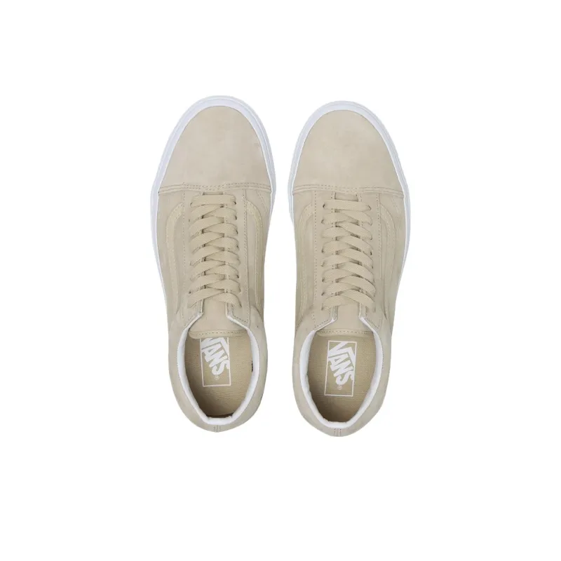 Vans Old Skool Anti Slip Wear Resistant Low Top Skateboard Shoes Men's Light Umber-2