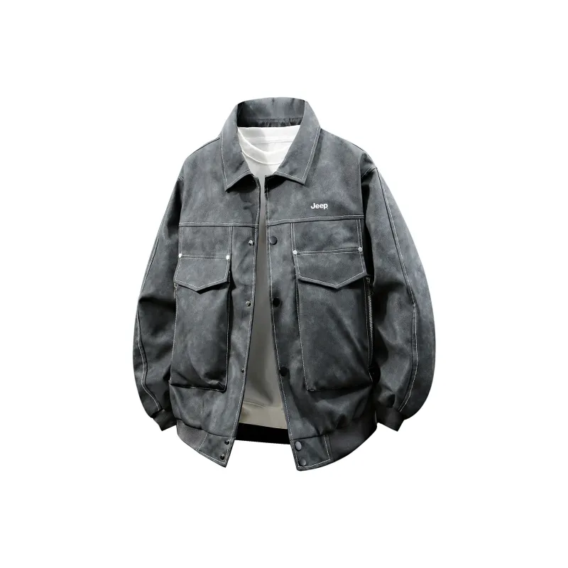 Jeep Grand Cherokee Leather Jacket Unisex-4