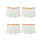4 Pack Light Gray