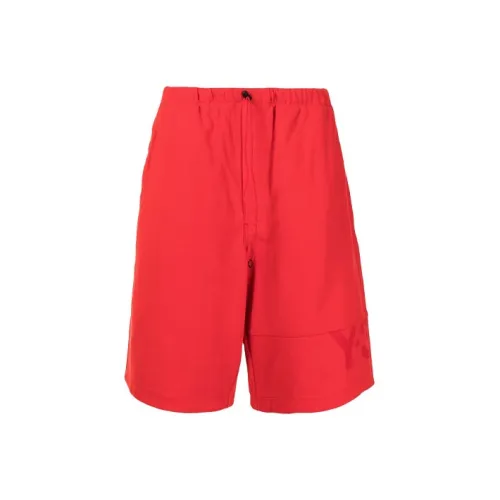 Y 3 Casual shorts lavage Men Red