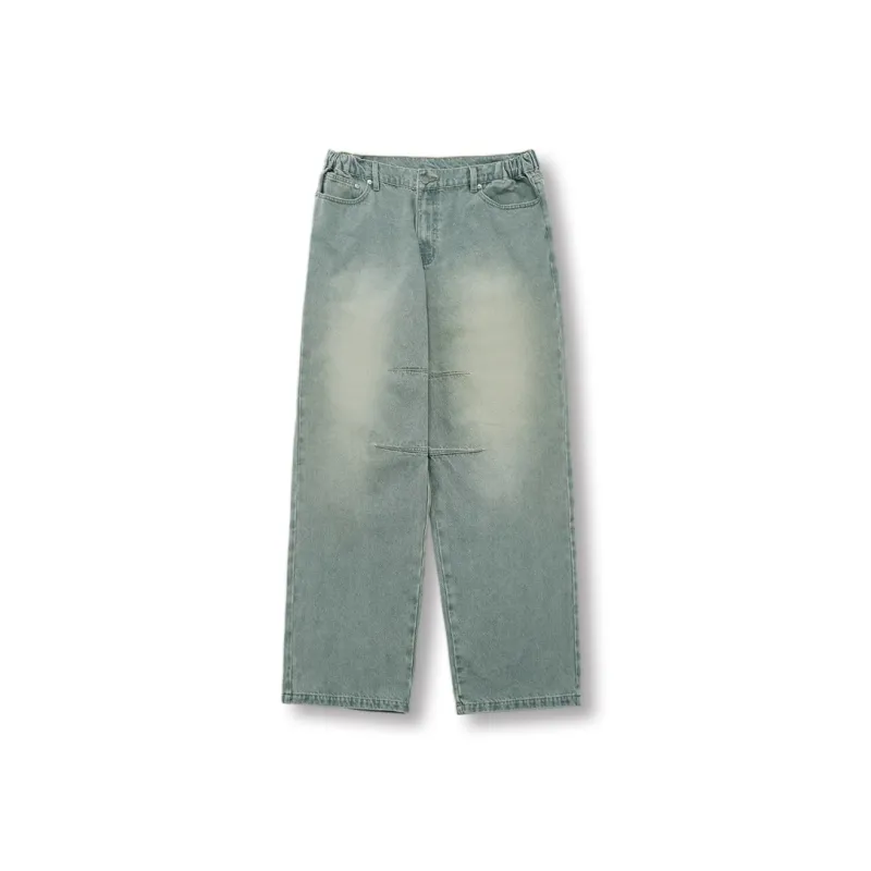 BD.POWER UP+ Jeans Unisex Washed Yellow Mud-0