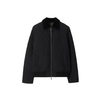 Burberry Quilted Zipped Jacket