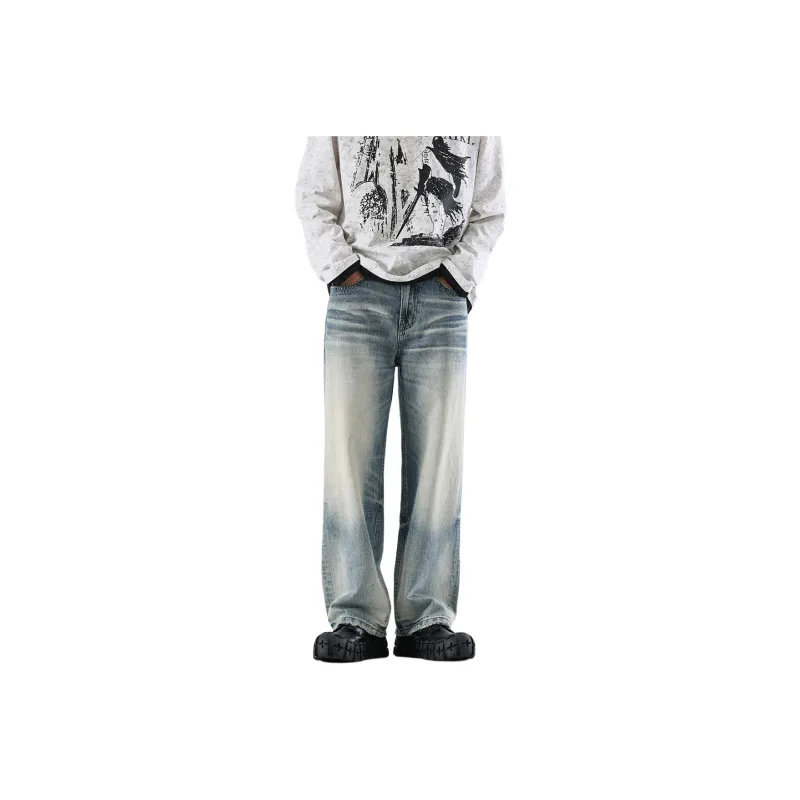 EPTISON Jeans Unisex Vintage Blue-0