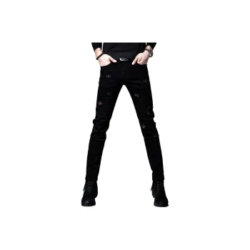 Devanro Jeans Men Black