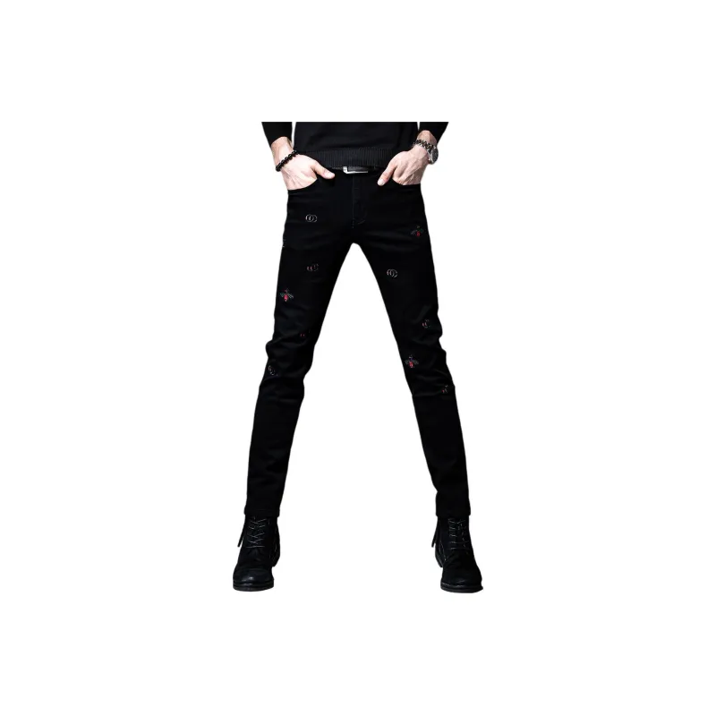 Devanro Jeans Men Black-0