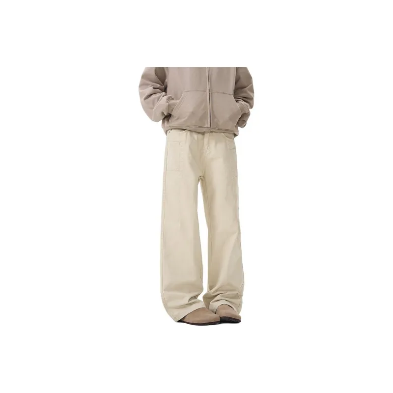 BEAR UNION Casual Pants Unisex Black-6