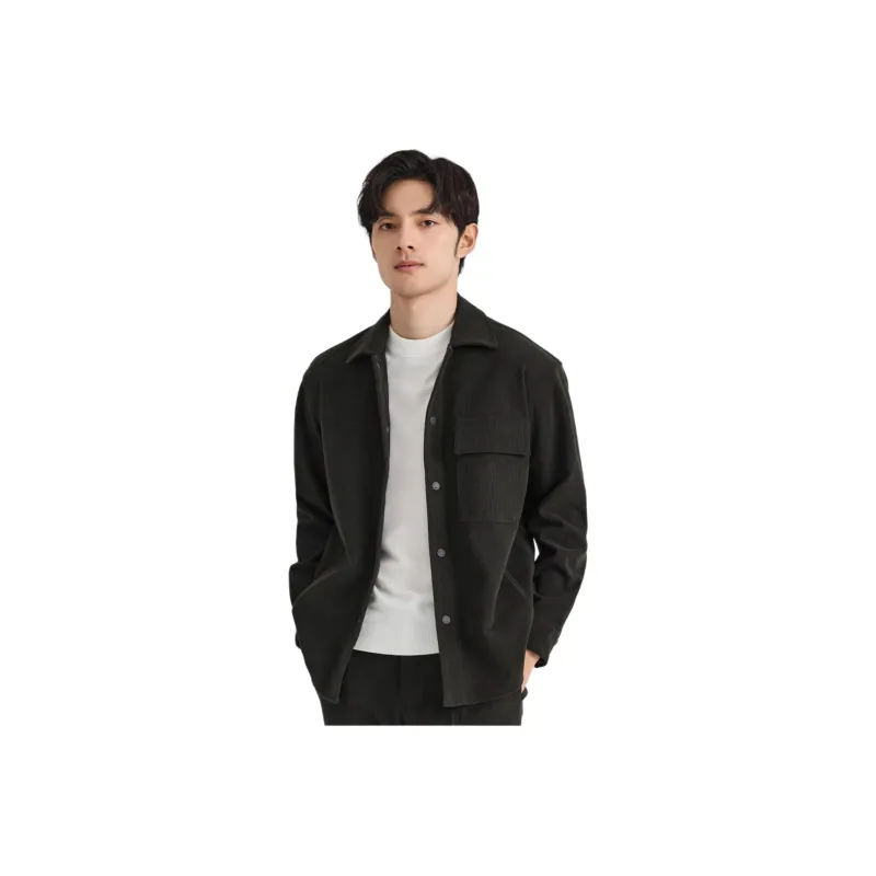 ZIOZIA Jackets & Coats Men's Army Green-0
