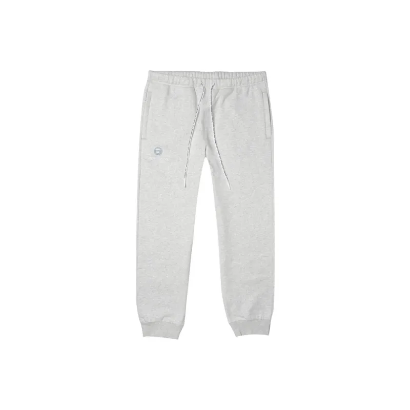 Aape Logo patch Drawstring Track Pants-4