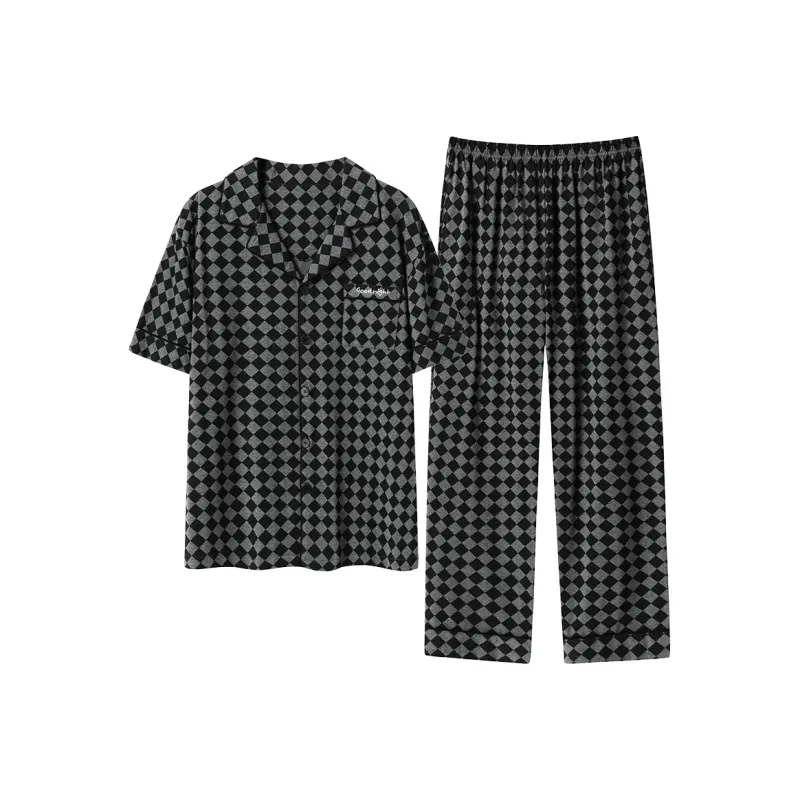 FENTENGCARE Pajama Set Men's Black-0