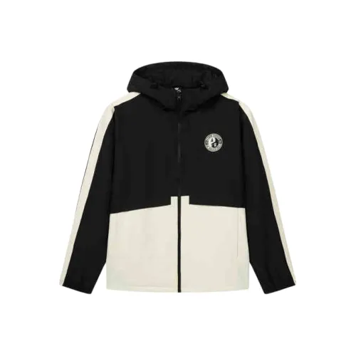361° Trench Coat Men's Super Black/Peeling White