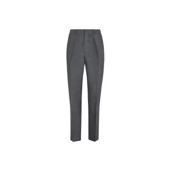 FENDI Straight Cut Pleated Pants