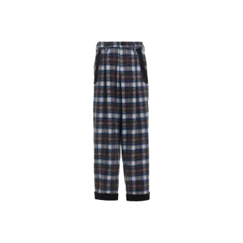 Yohji Yamamoto Ground Y FW24 Casual Pants Unisex Brown