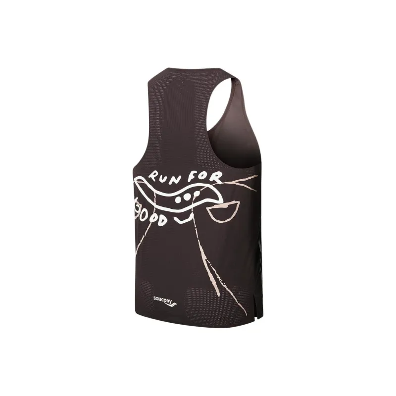 Saucony Tank Tops Unisex Black-1
