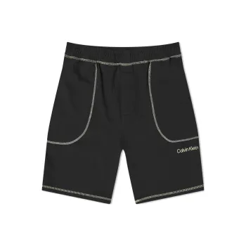 CALVIN KLEIN SLEEP SHORT Casual Shorts Europe Version Men's Black
