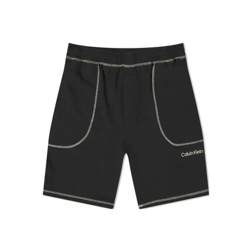 CALVIN KLEIN SLEEP SHORT Casual Shorts Europe Version Men's Black