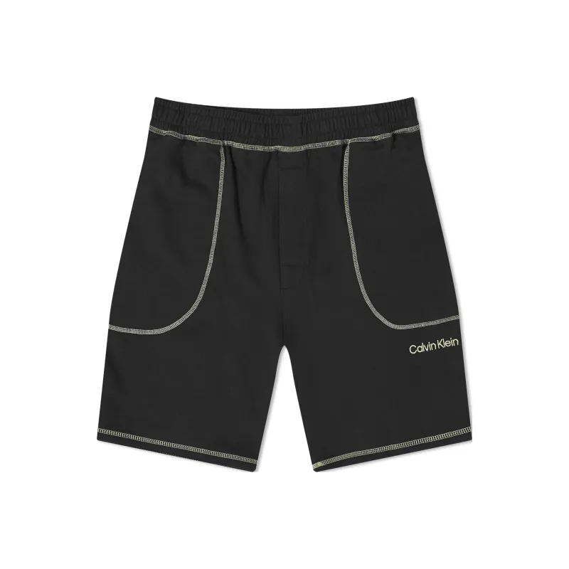 CALVIN KLEIN SLEEP SHORT Casual Shorts Europe Version Men's Black-0
