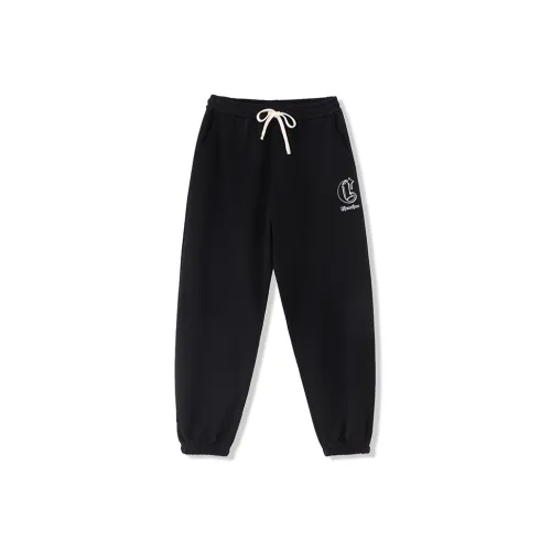 CHOUCHOUS Casual Pants Unisex Black