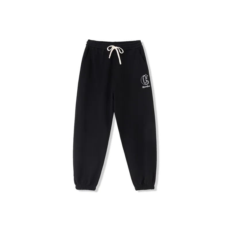 CHOUCHOUS Casual Pants Unisex Black-0