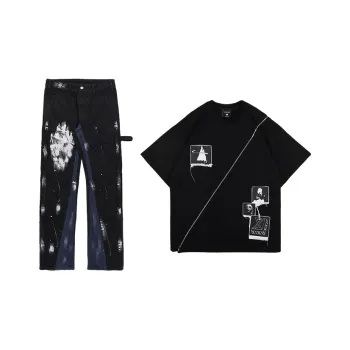 XINYINSU Straight Set Summer Unisex