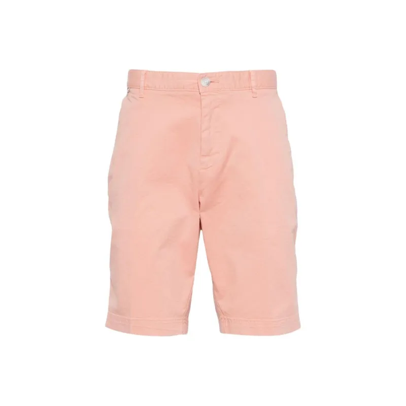BOSS Logo patch Cotton blend Shorts-0