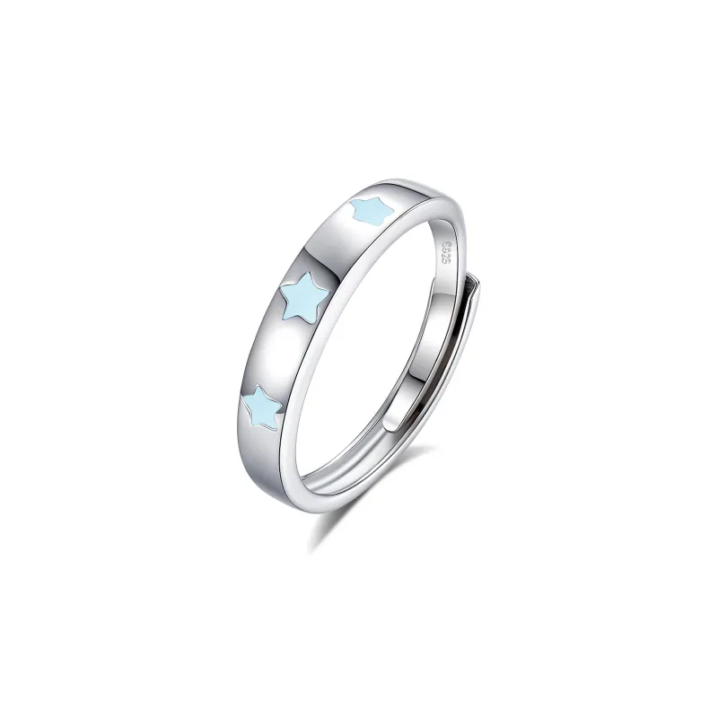 MAGICPOLE S925 Silver With Zircon Rings Unisex Silver-5