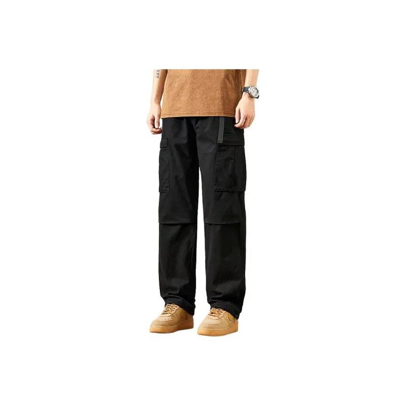 NOME Vintage Casual Straight Fit Wide Leg Pants Unisex-0