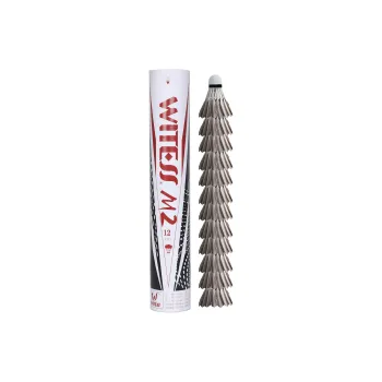 WITESS M2 12 Pack Duck Feather Big Board Duck Feather Training Specialized Shuttlecocks