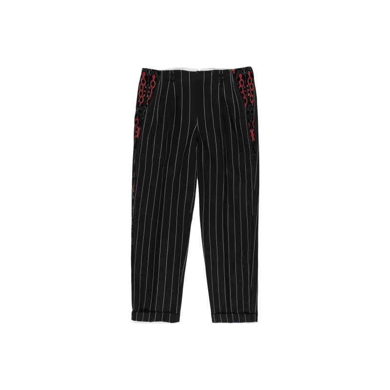 WACKO MARIA SS24 Suit Trouser Unisex Black-0