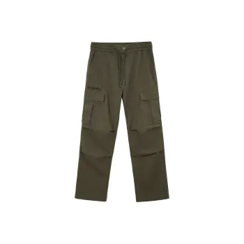 JACK JONES· Workwear Casual Pants Men's Black Olive