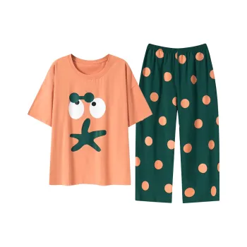 FENTENGCARE Pajama Set Women's Coral