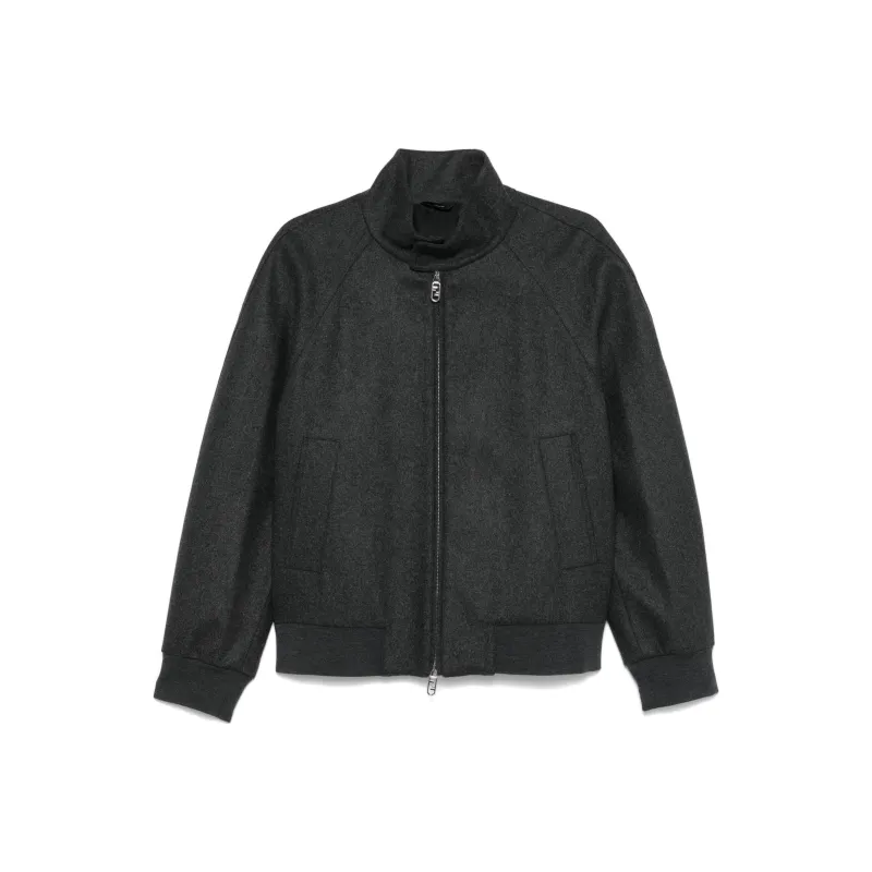 FENDI Felted Bomber Jacket-0